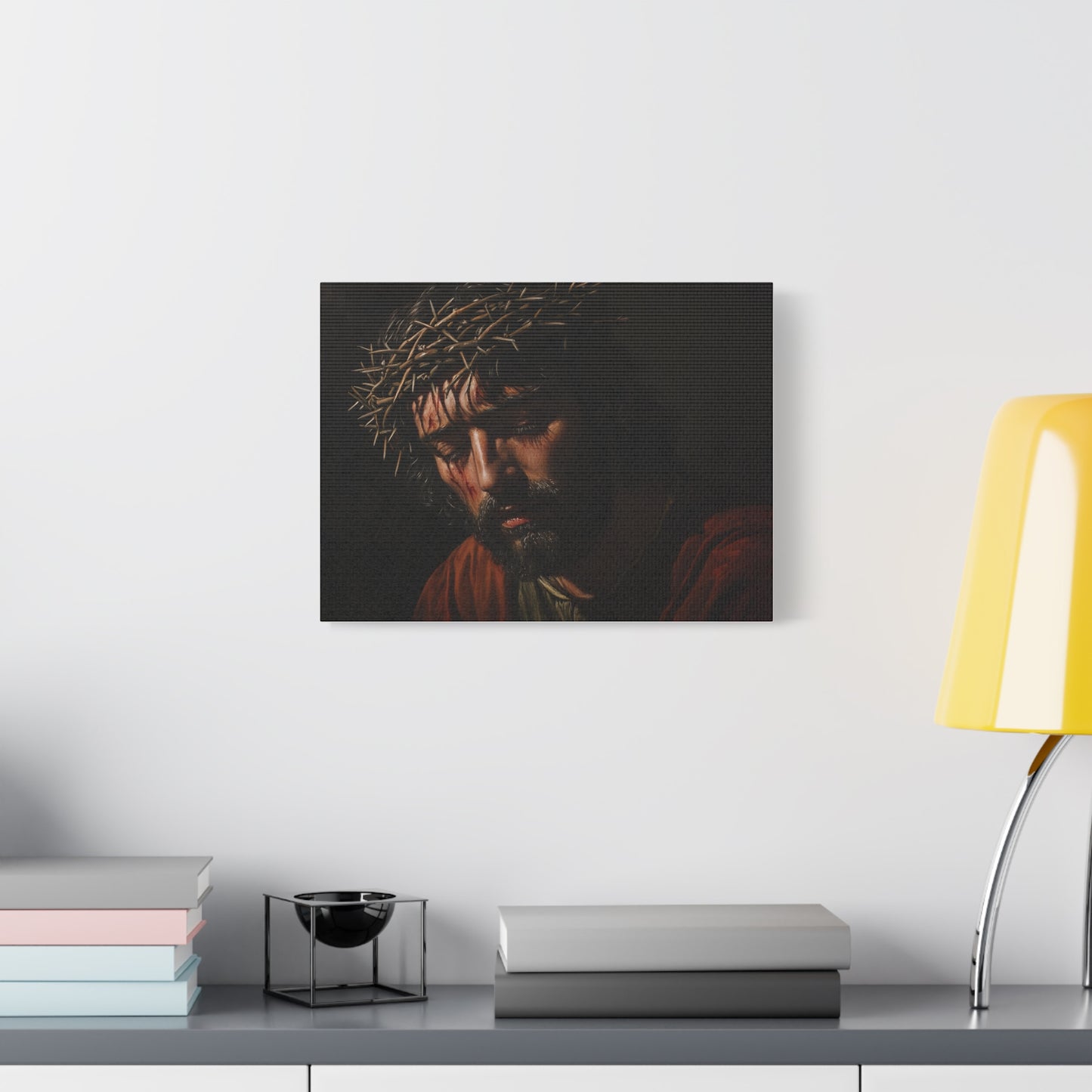 🕯️ Ježíš s trnovou korunou – Obraz tiché oběti