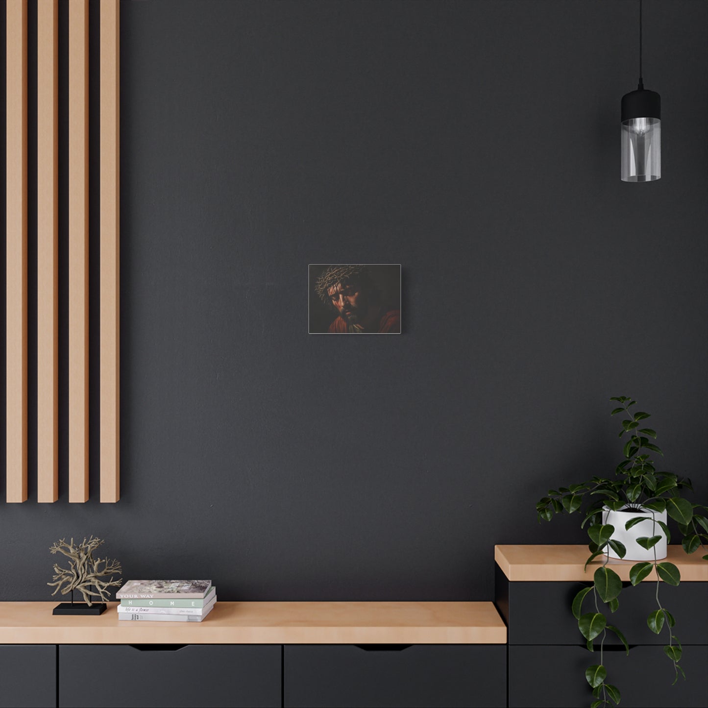 🕯️ Ježíš s trnovou korunou – Obraz tiché oběti
