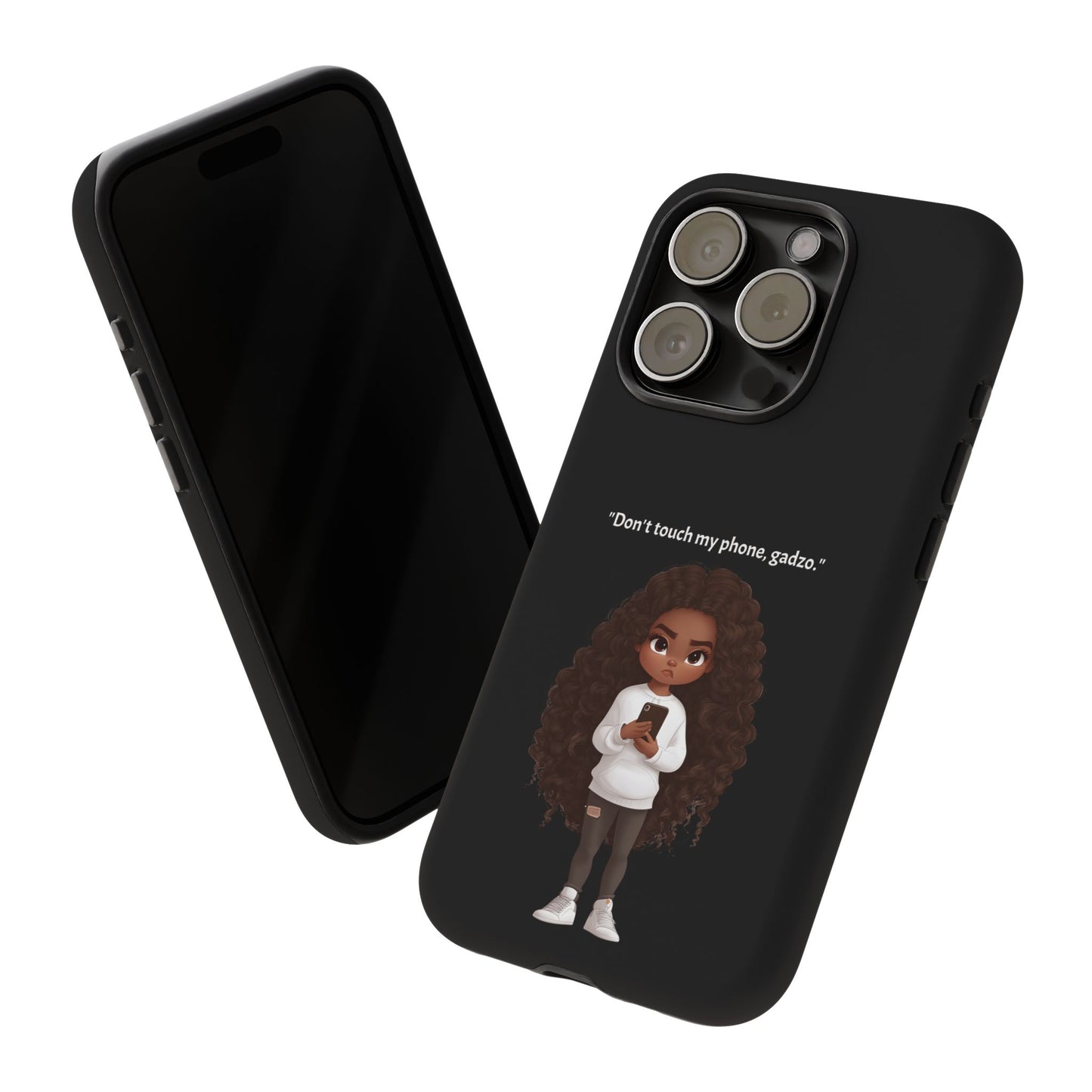📱 „Don't touch my phone, gadzo.“ – Kryt s postojem a vtipem