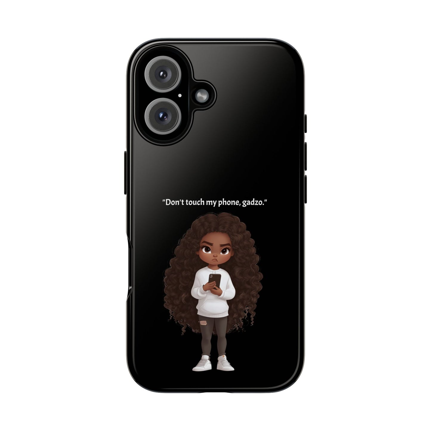 📱 „Don't touch my phone, gadzo.“ – Kryt s postojem a vtipem