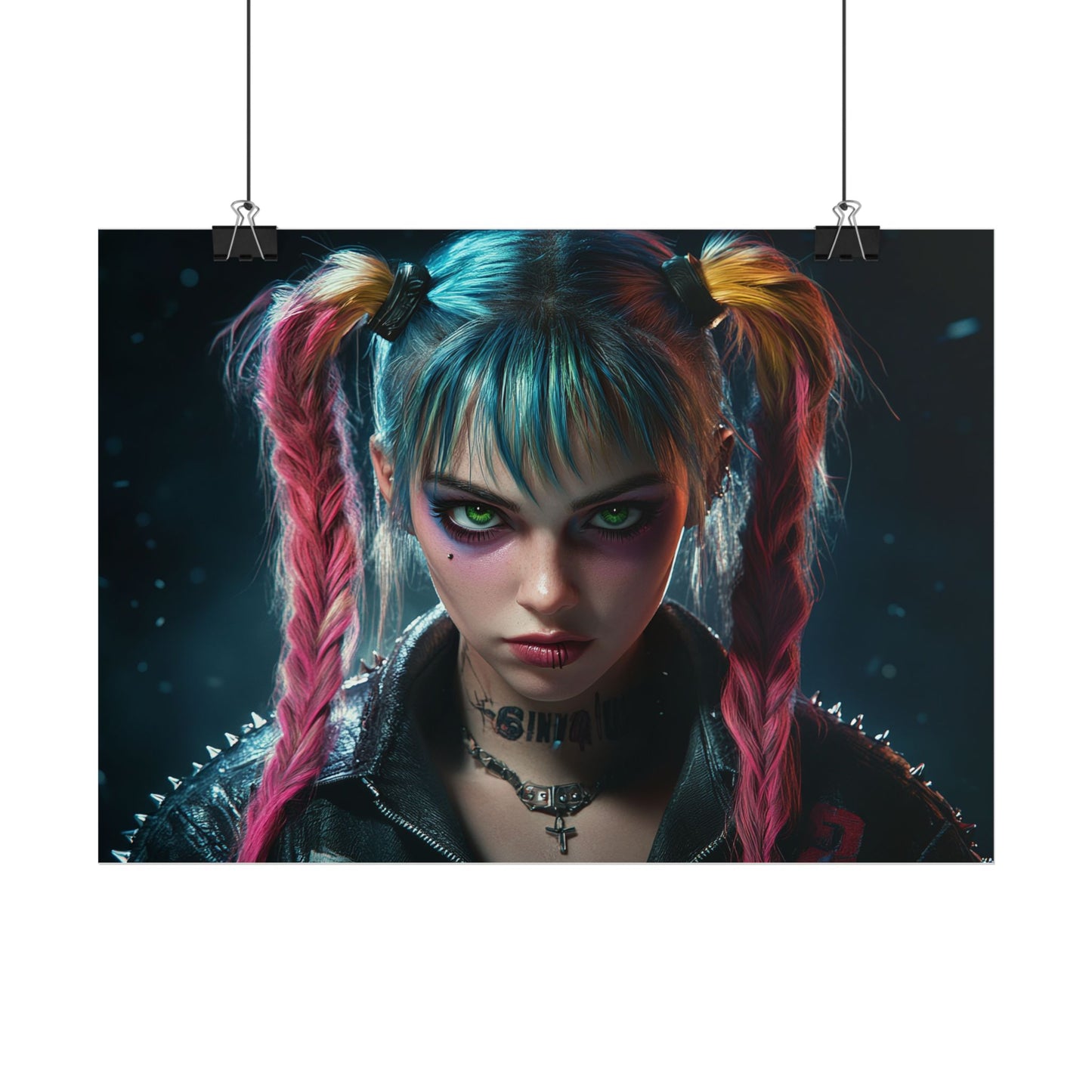 💀 Rebel Girl – Plakát pro ty, co se nebojí vybočit