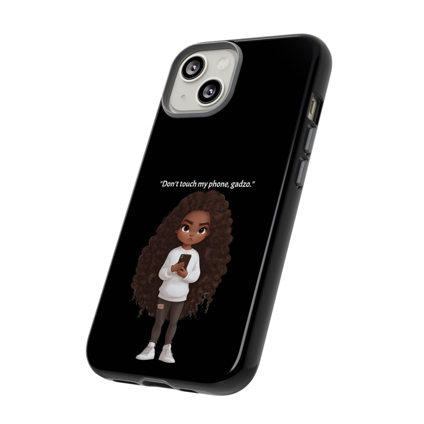 📱 „Don't touch my phone, gadzo.“ – Kryt s postojem a vtipem