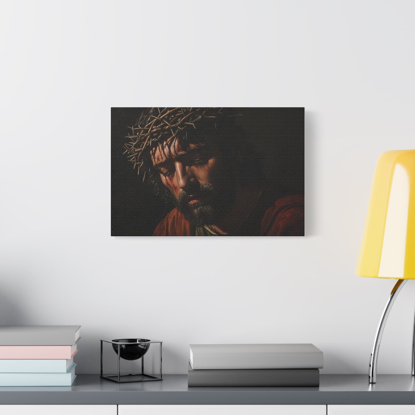 🕯️ Ježíš s trnovou korunou – Obraz tiché oběti