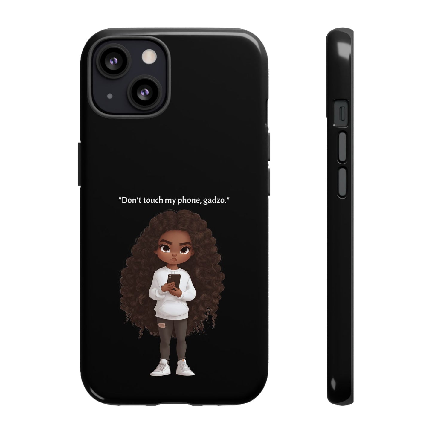 📱 „Don't touch my phone, gadzo.“ – Kryt s postojem a vtipem