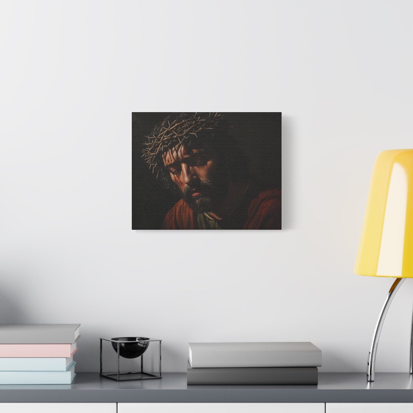 🕯️ Ježíš s trnovou korunou – Obraz tiché oběti
