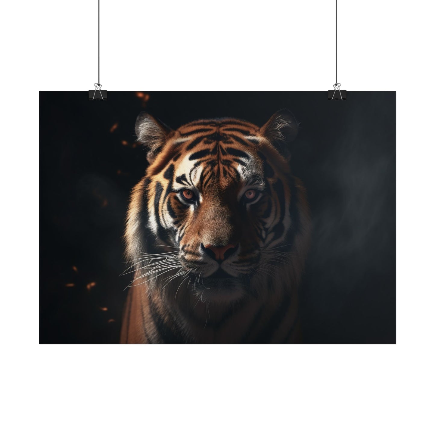 🐅 Temný tygr – Plakát síly a dominance