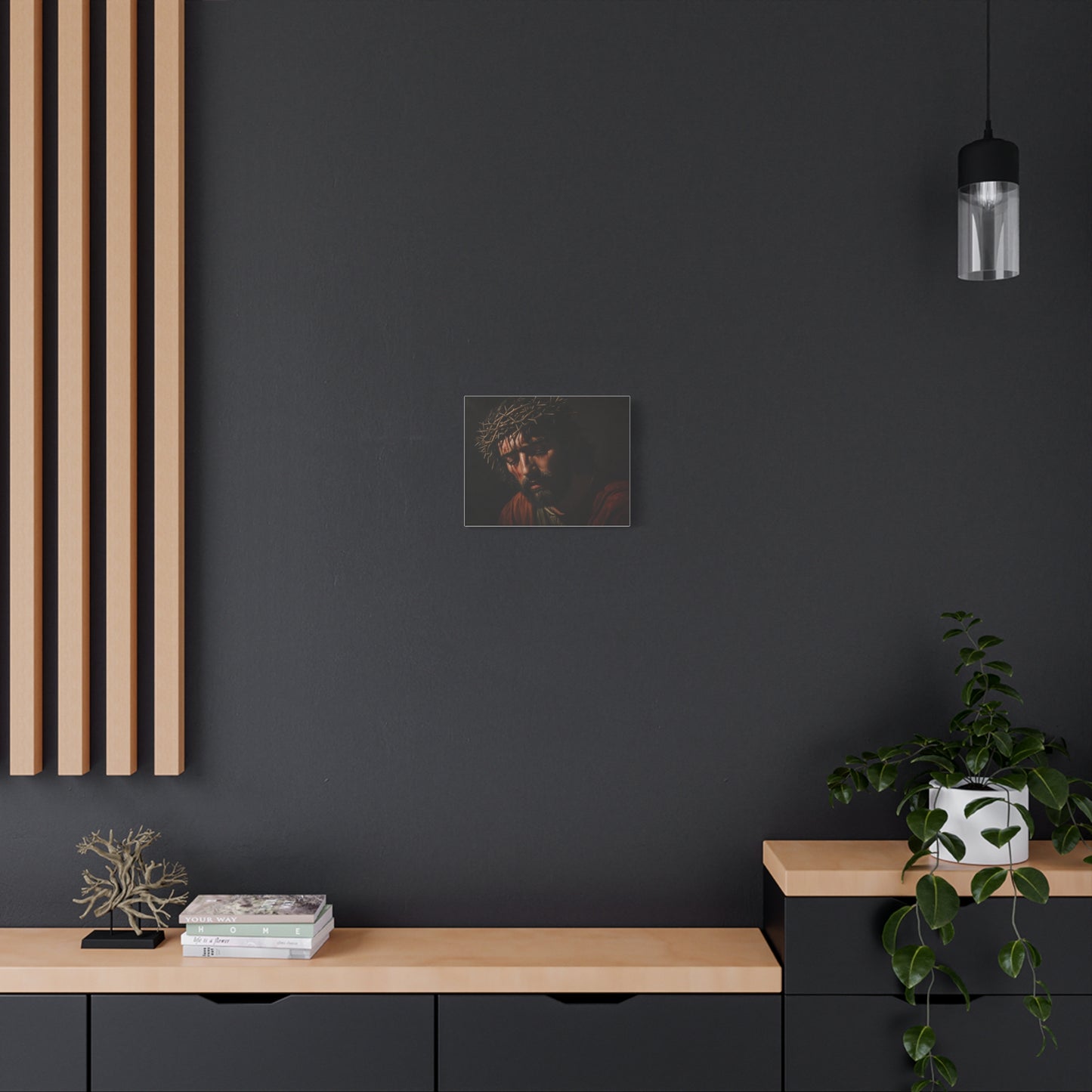 🕯️ Ježíš s trnovou korunou – Obraz tiché oběti