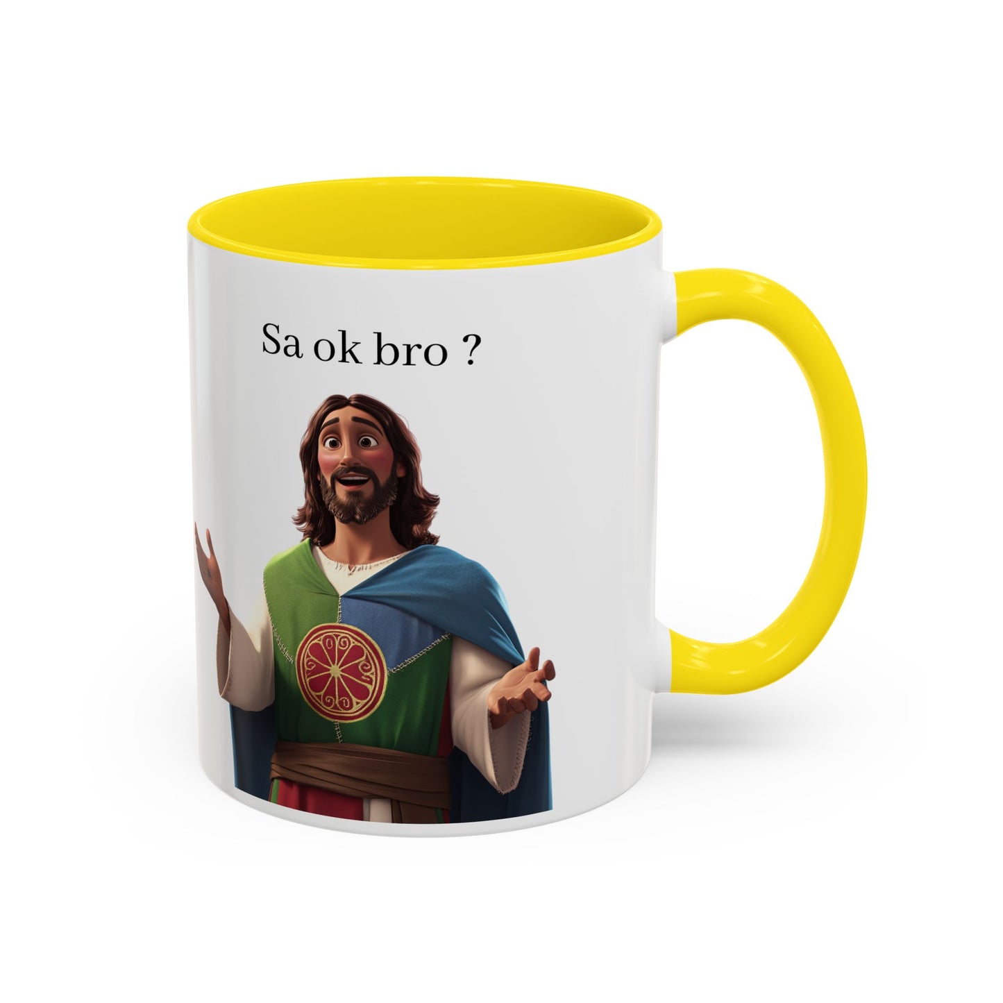 😄 Ježíš ve stylu animáku – Hrnek s úsměvem i poselstvím