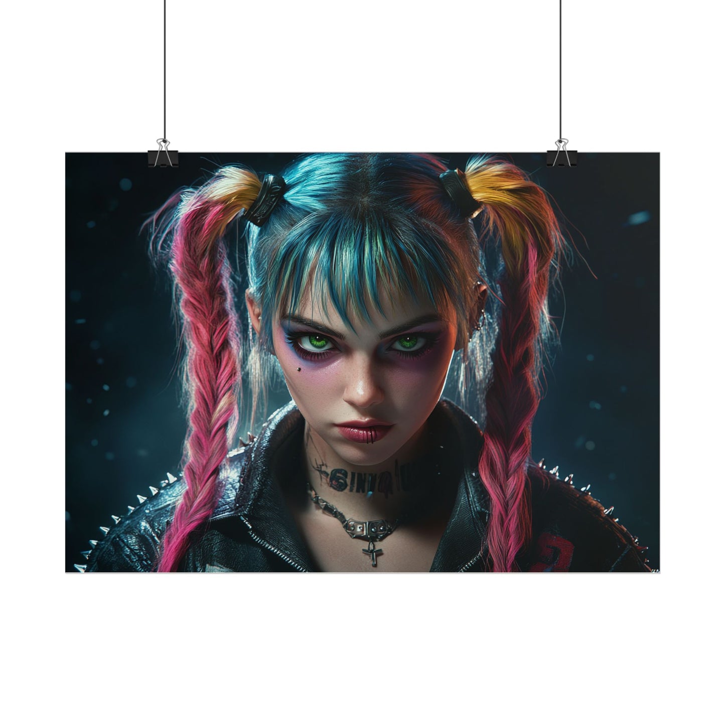 💀 Rebel Girl – Plakát pro ty, co se nebojí vybočit